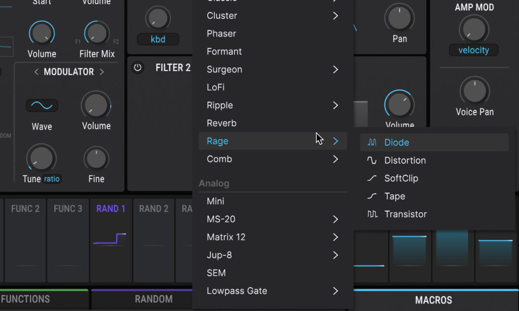 Arturia Pigments 7 mit neuem Rage-Filter