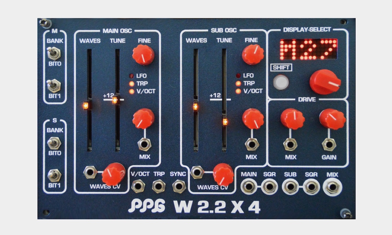 PPG W 2.2x4 Eurorack-Modul - legendärer Sound jetzt erhältlich