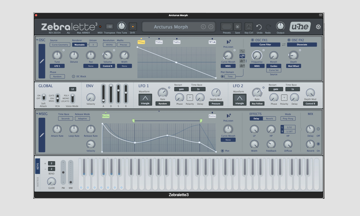 u-he bereitet die Veröffentlichung der Freeware Zebralette 3.0 vor Artikelbild