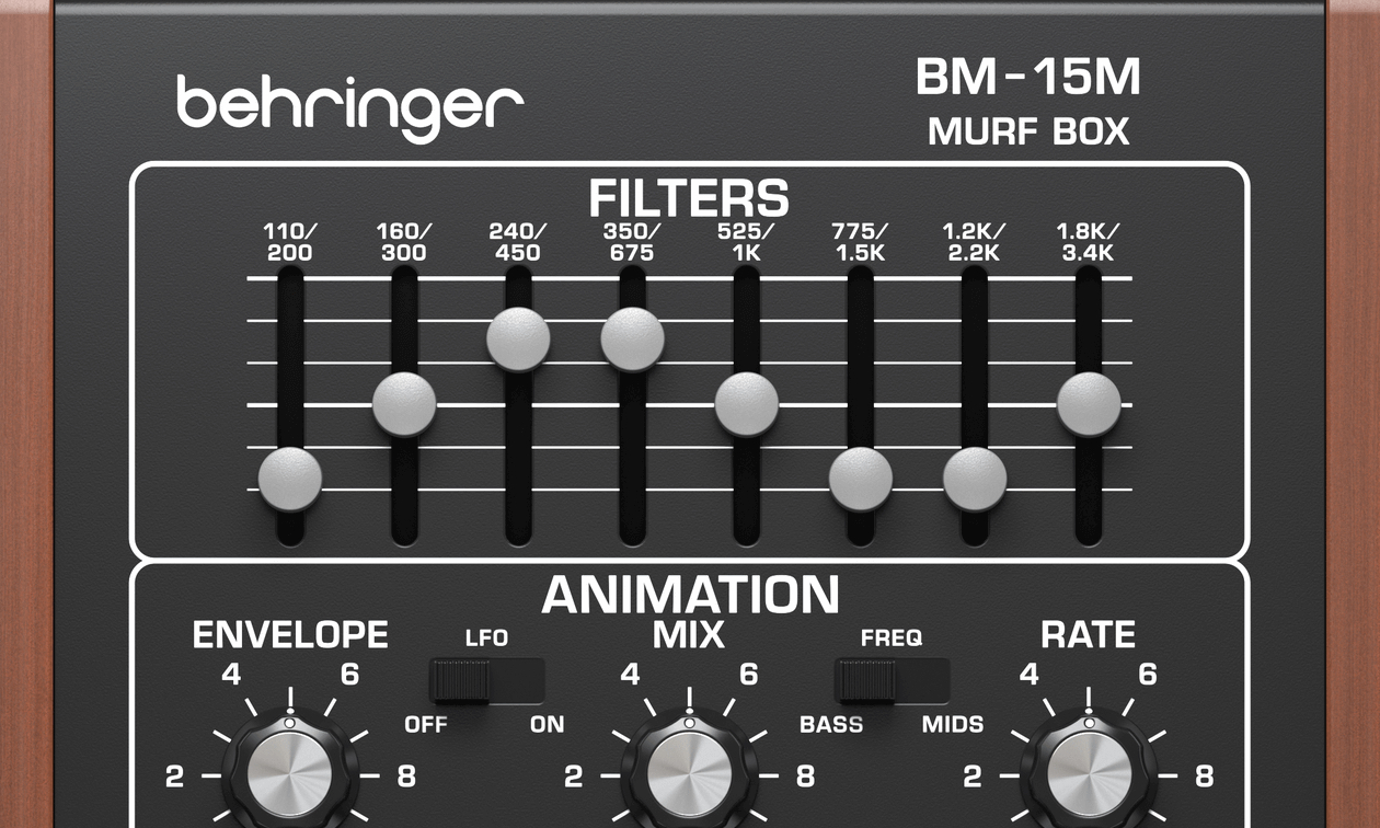 Behringer BM-15M Murf-Box angekündigt – Analoge Filterbank mit
