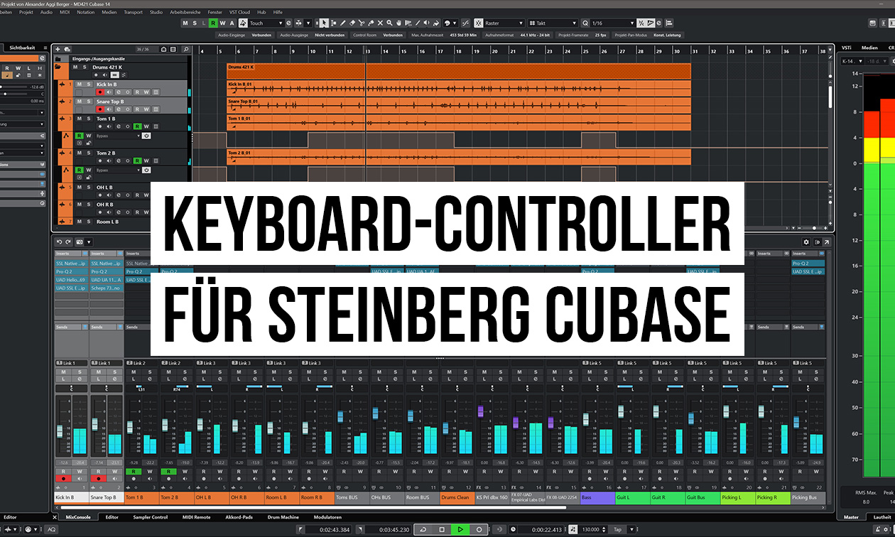 Die besten USB/MIDI-Controller für Steinberg Cubase – Controller-Keyboards Artikelbild