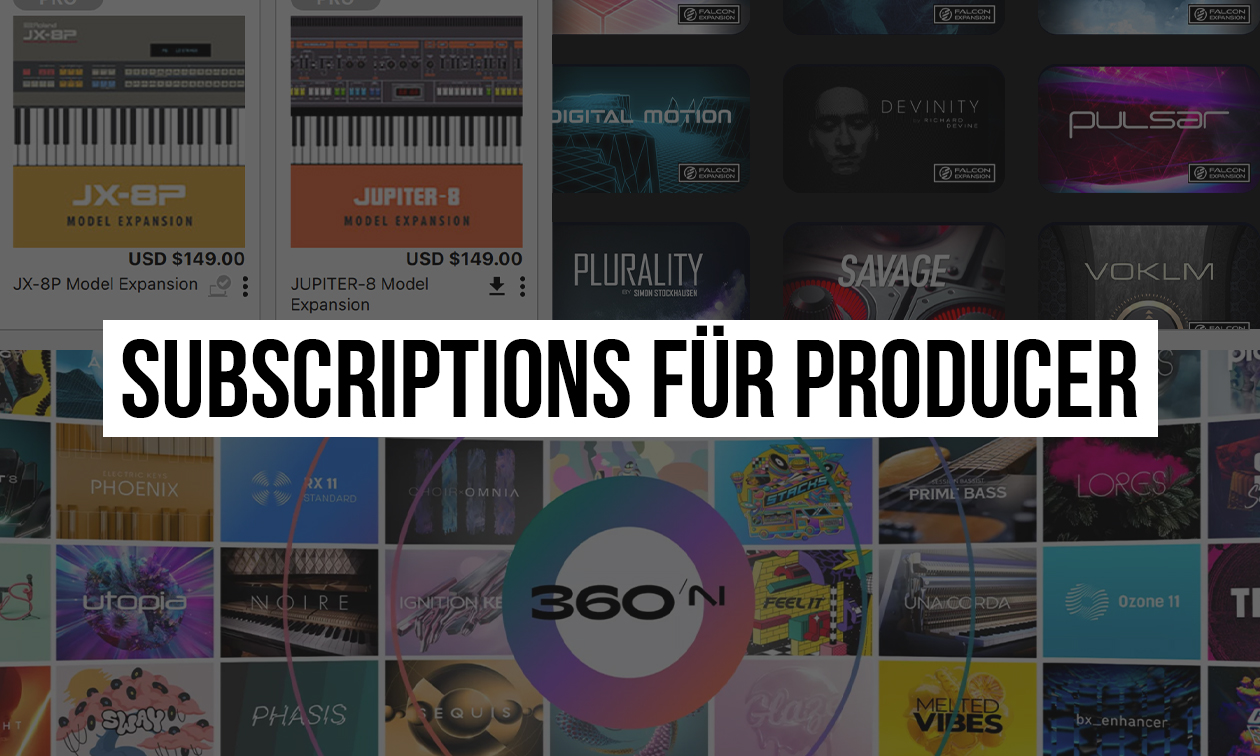 Die besten Abo-Modelle für Musikproduzenten 2025 Artikelbild