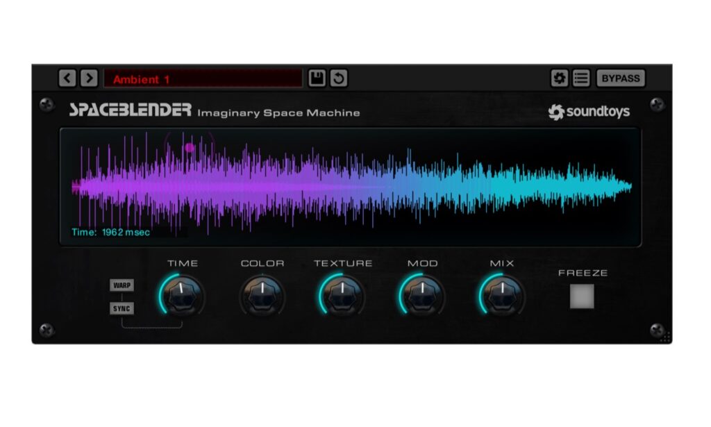 Soundtoys SpaceBlender (Bildquelle: Soundtoys)