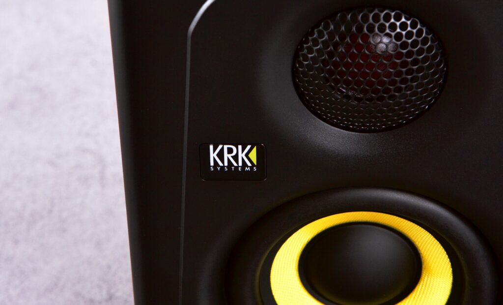 Detailausschnitt der Vorderseite einer KRK Kreate 3