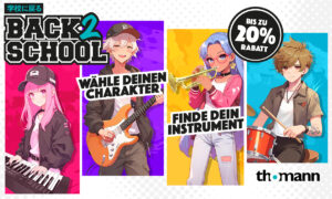 Thomann Back 2 School Aktion mit Instrumenten und Zubehör Artikelbild