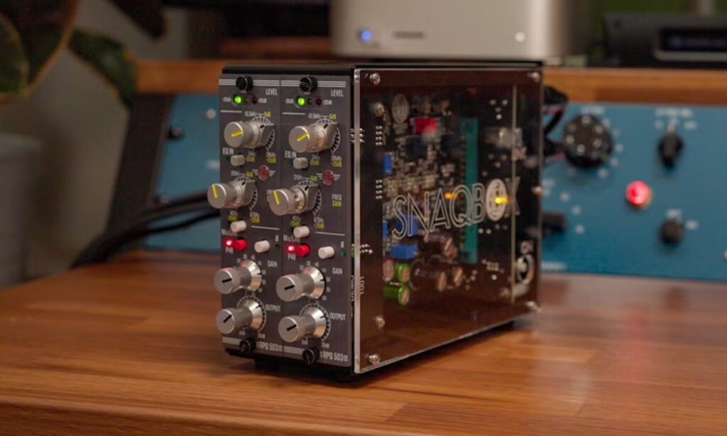 Zwei AEA RPQ503 Preamp im Snaqbox Gehäuse (Bildquelle AEA)
