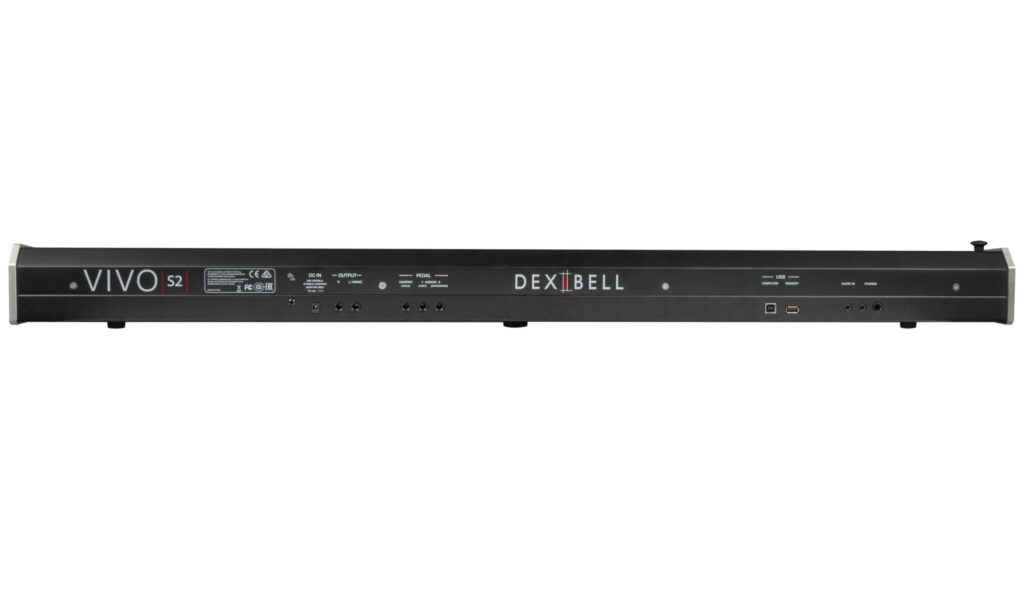 Dexibell VIVO S2 Anschlüsse (Bildquelle: Dexibell)