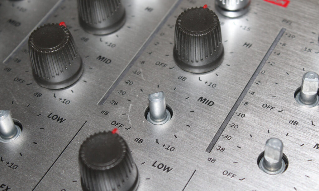 Faderstifte des Ecler NUO4.0F 