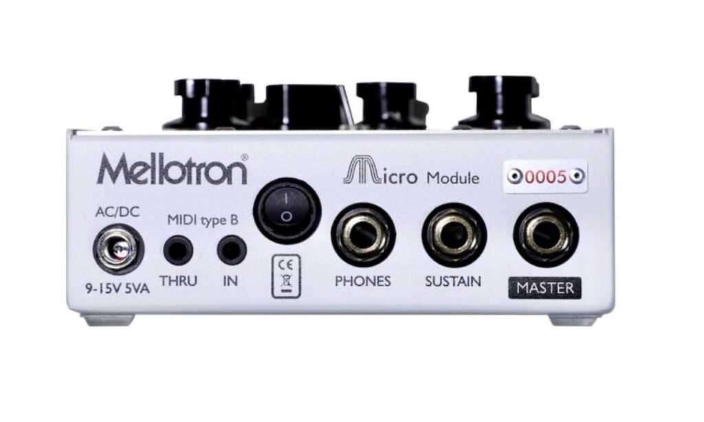  Mellotron Micro Module Anschlüsse (Bildquelle: Mellotron)