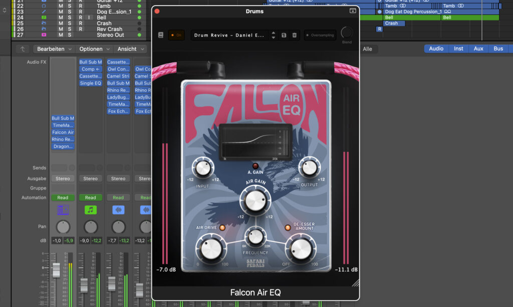 Safari Pedals Falcon Air EQ