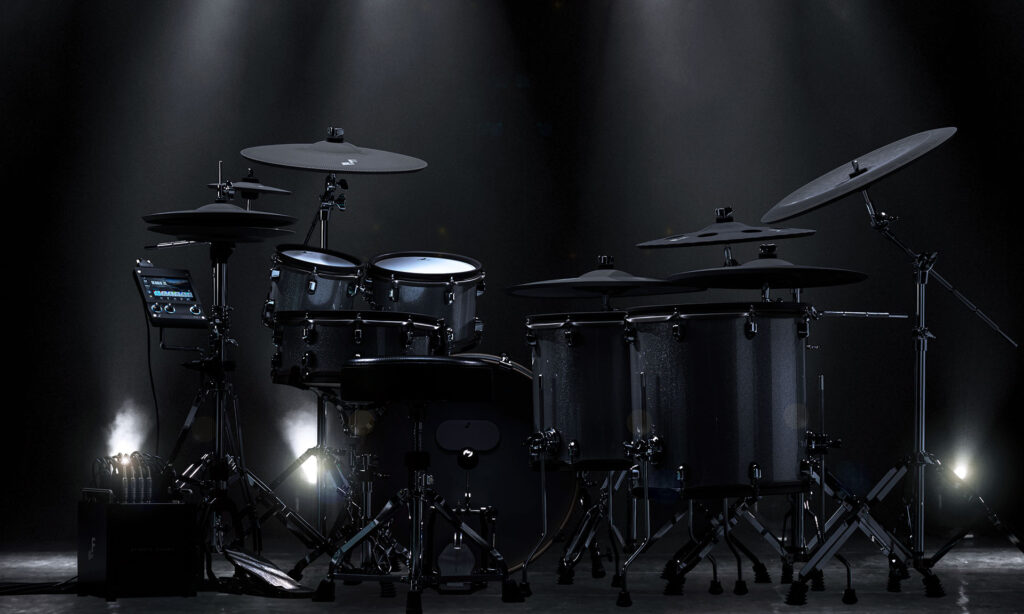 E-Drumset Efnote PRO 706 auf der Bühne.