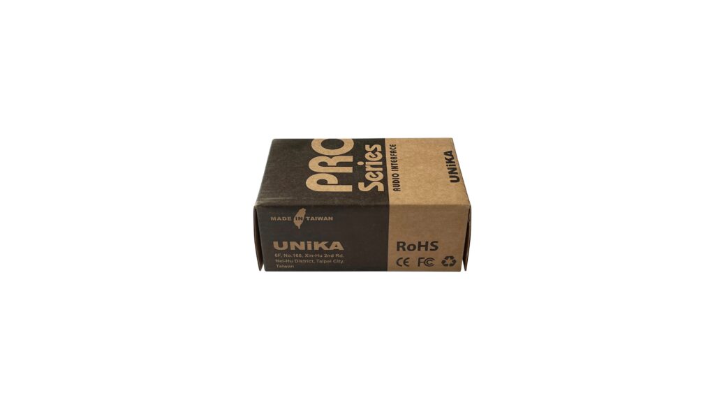 Die Umverpackung des UNiKA PRO STP Lautsprechertesters