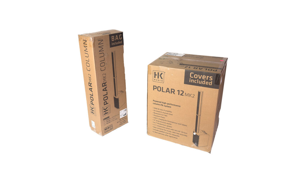 Das Polar 12 MK2 wird in zwei separaten Verpackungen geliefert