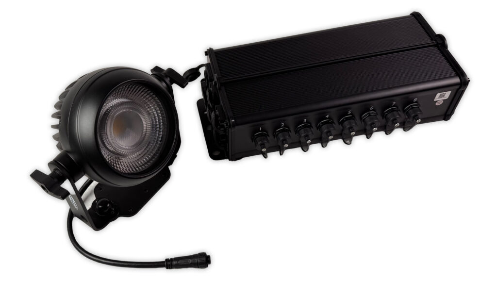 Showtec Titan Strobe FLEX FX, Controller und Spot