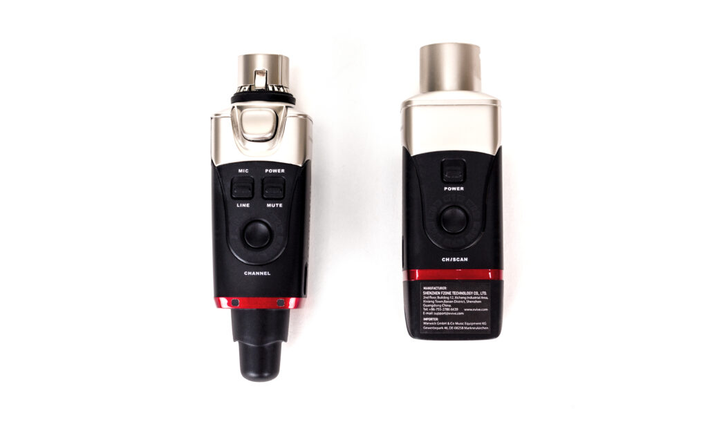 XVive U35 Microphone Wireless System Oberseite
