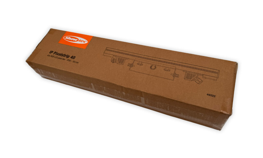 Showtec IP Pixelstrip 40 & 80, Verpackung Pixelstrip 40