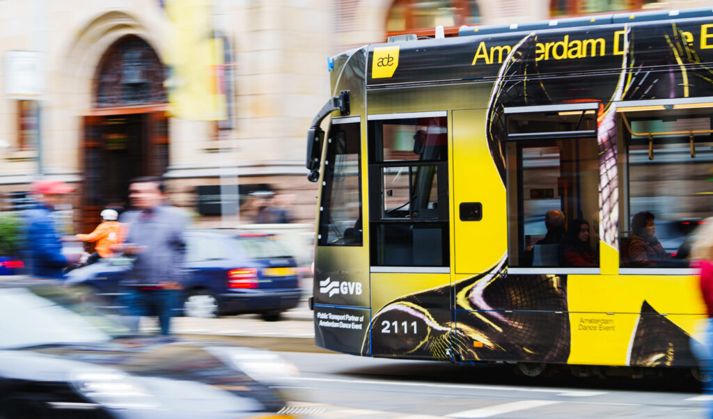 Straßenbahn in Amsterdam
(mit freundlicher Genehmigung des ADE)