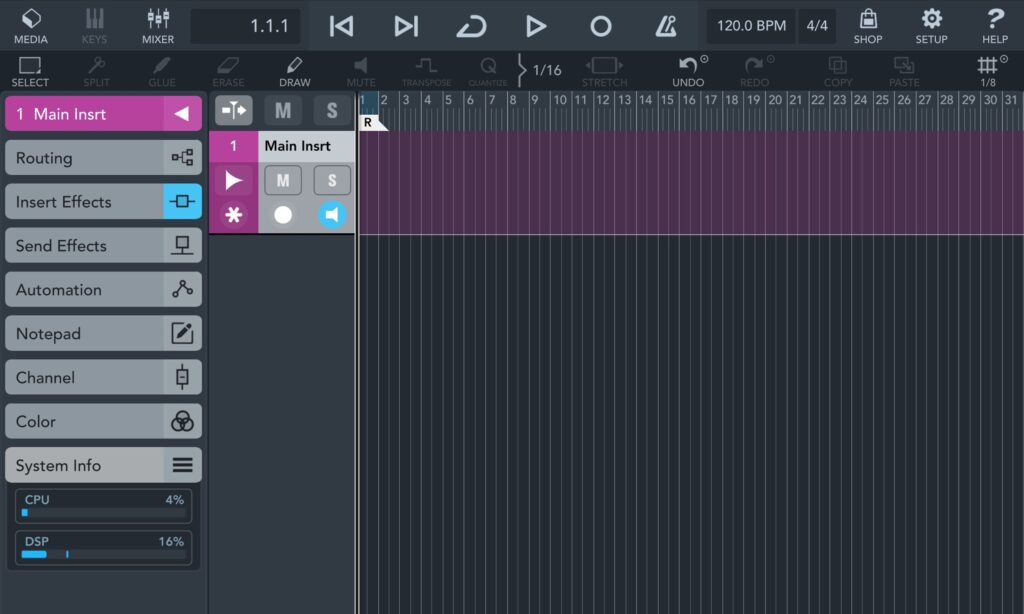 iPad Live-Mixing - Cubasis 3 eignet sich auch zum Plug-in-Hosting.