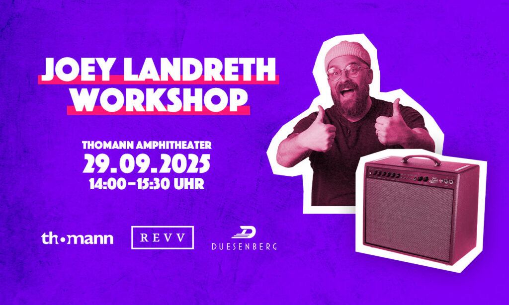 REVV Amp-Workshop mit Joey Landreth bei Thomann