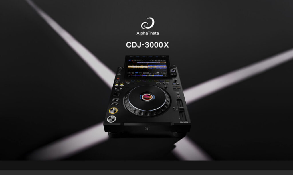 AlphaTheta bringt CDJ-3000X DJ-Player der nächsten Generation