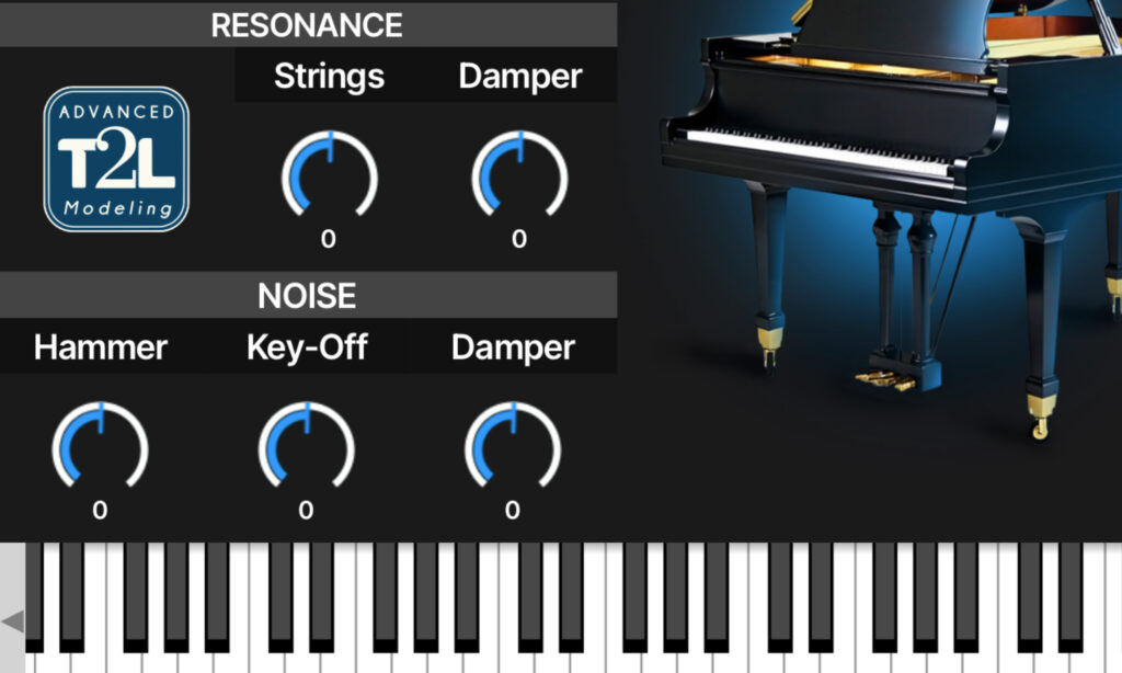 Dexibell T2L Piano: Modelling.  