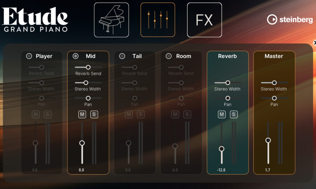 Steinberg Etude: Mixer.