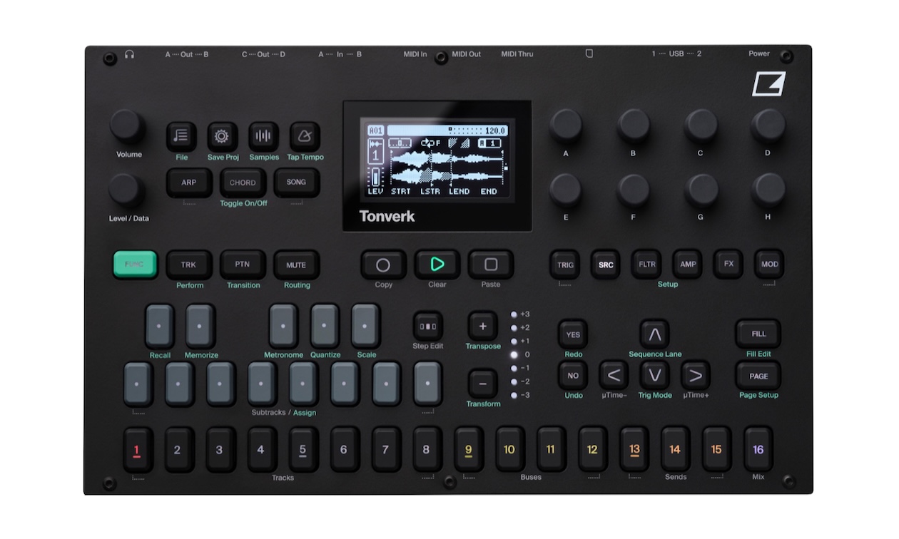 Elektron Tonverk: polyphoner Performance-Sampler mit 8 Spuren Artikelbild