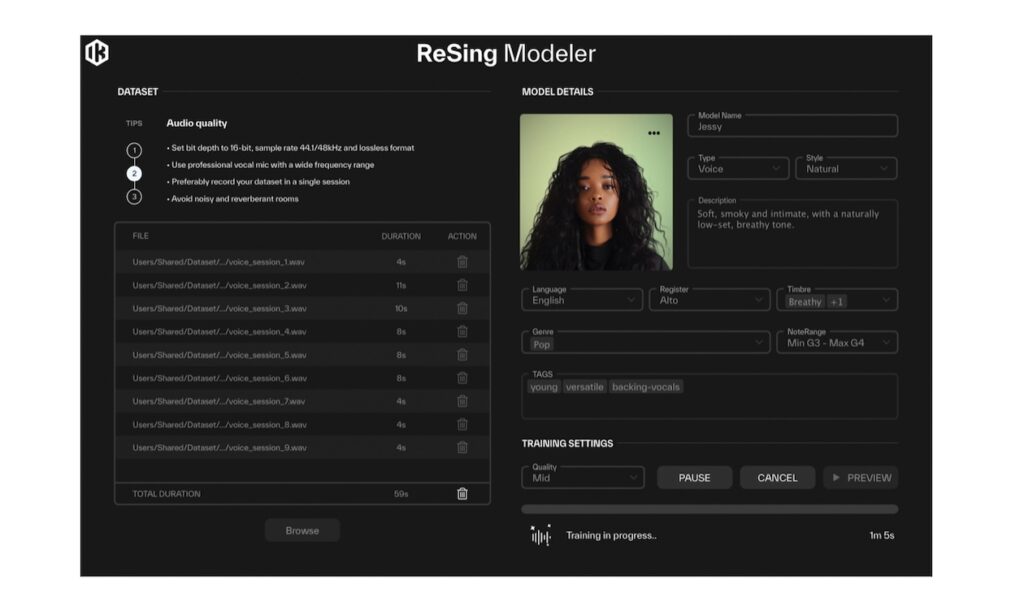 ReSing Model-Erstellung  (Bildquelle: IK Multimedia)