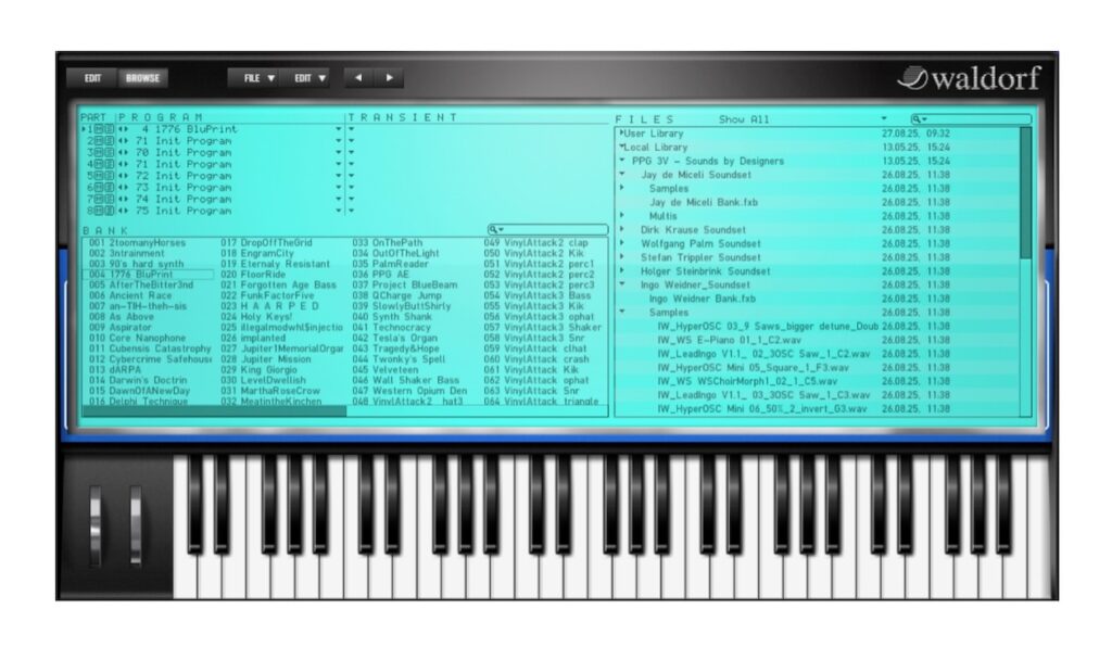 Waldorf PPG Wave 3.V Version 2 (Bildquelle: Waldorf)