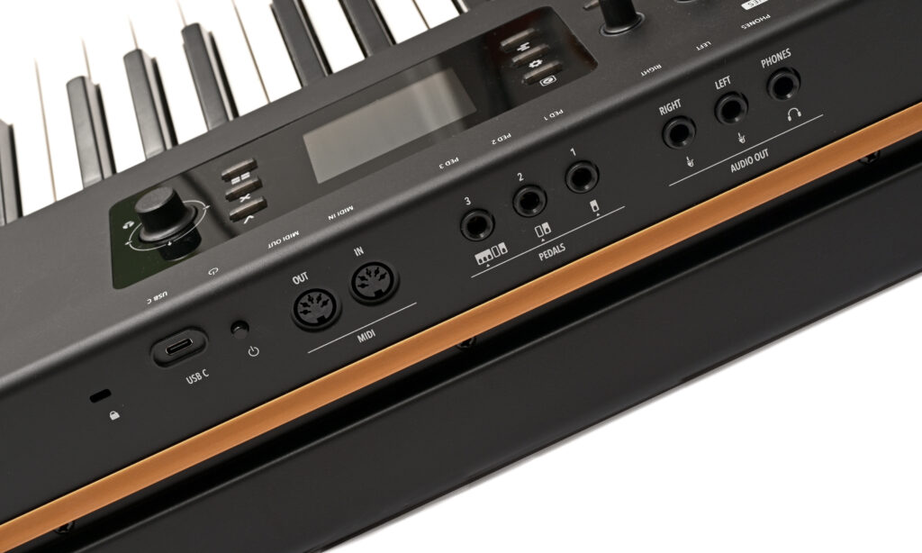 Studiologic SL88 GT mk2: Rückseite.