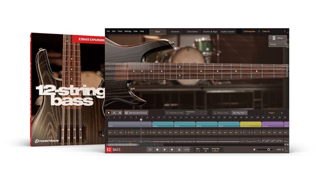 12-String Bass EBX (Bildquelle: Toontrack)