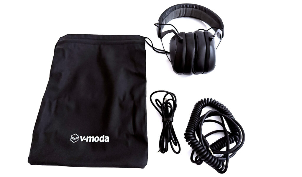 Das gehört zum Lieferumfang des V-Moda M-10