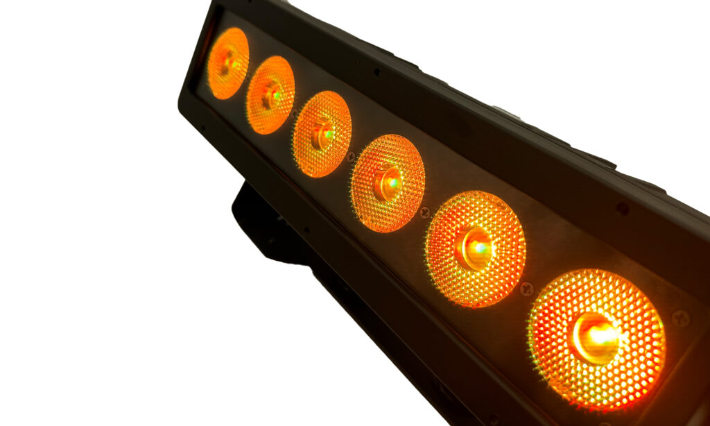 
Die Farbausgabe der Lampe macht was her