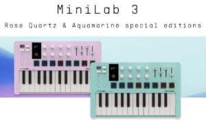 Arturia Minilab 3: Jetzt in Rose Quartz und Aquamarine erhältlich Artikelbild