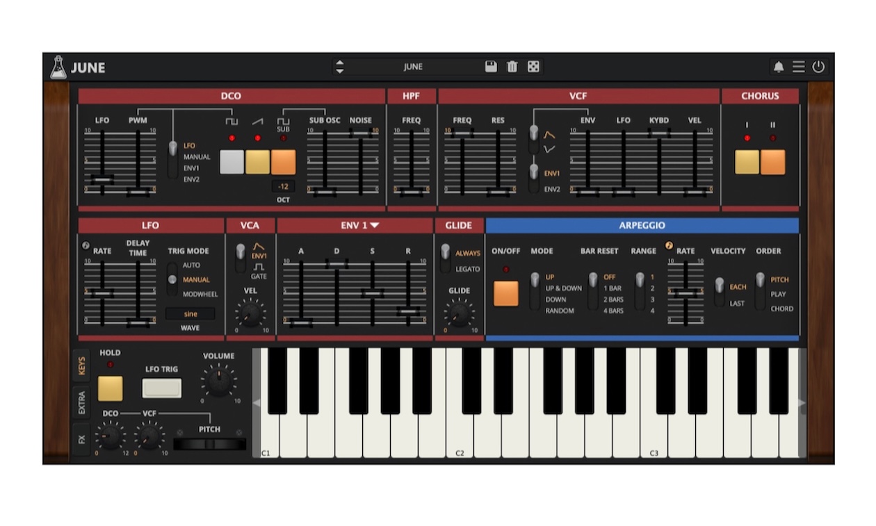 AudioThing June Plug-in: Emulation des Roland JUNO-60 Artikelbild