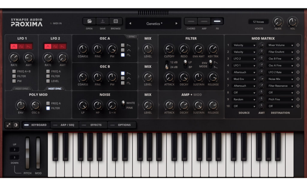 Synapse Audio Proxima: Test.