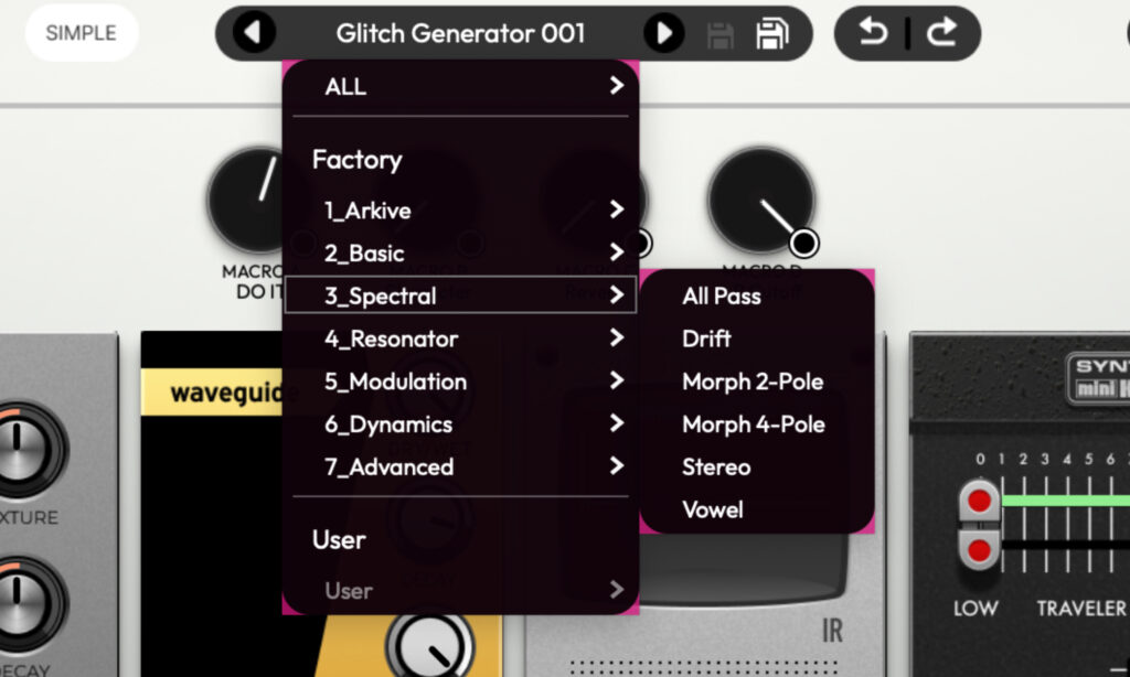 Korg Collection 6: Filter Ark Presets.