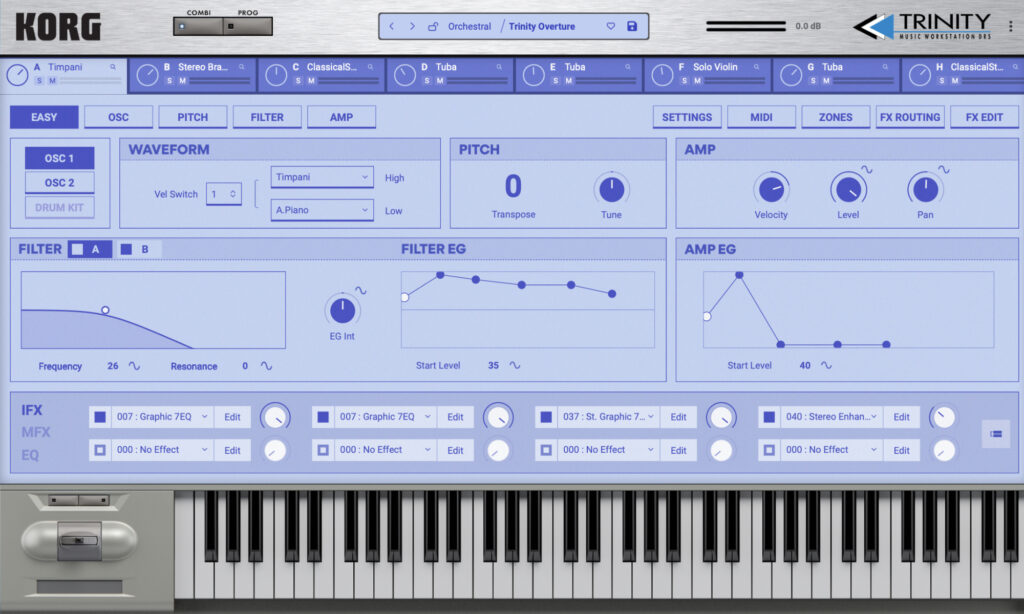 Korg Collection 6: Korg Trinity.