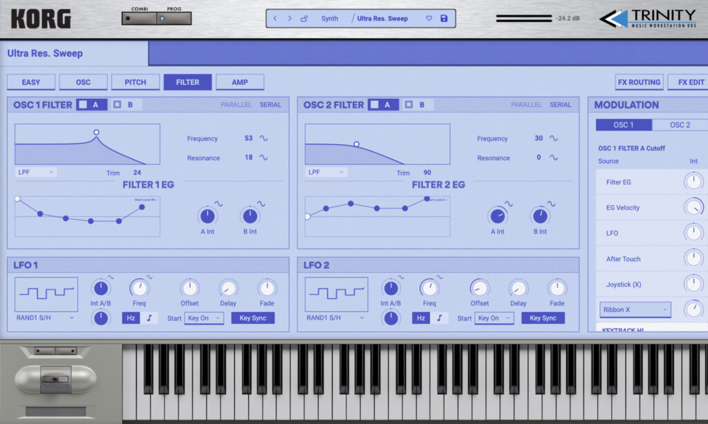 Korg Collection 6: Trinity Sounddesign.