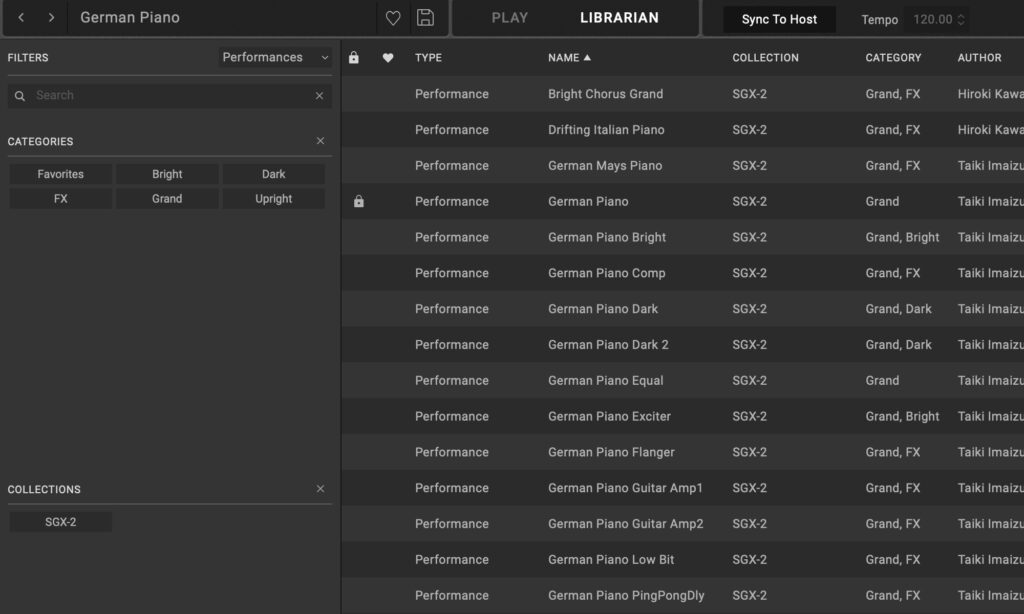Korg Collection 6: SGX-2 Library.