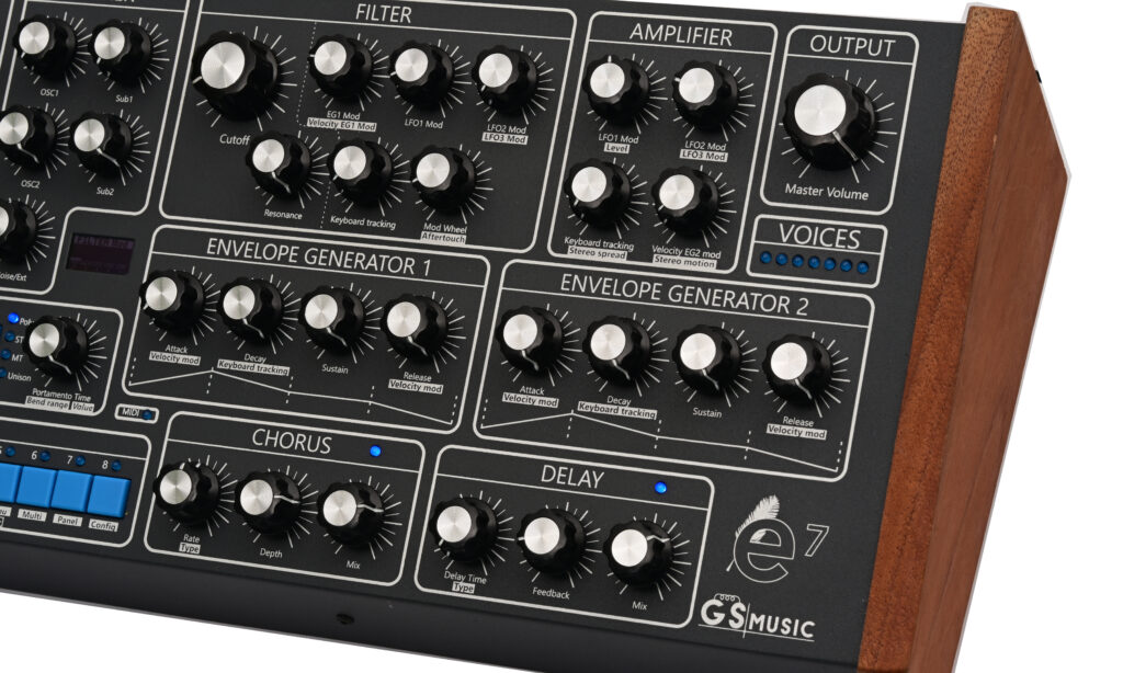 Right side e7 synth