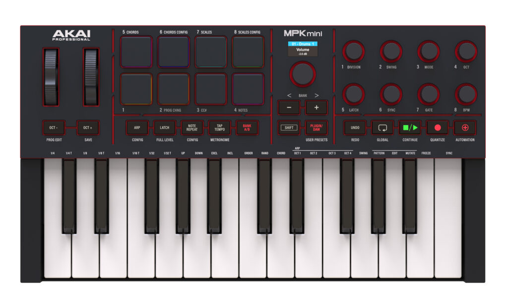 MPK Mini IV in Schwarz (Bildquelle: Akai Professional)