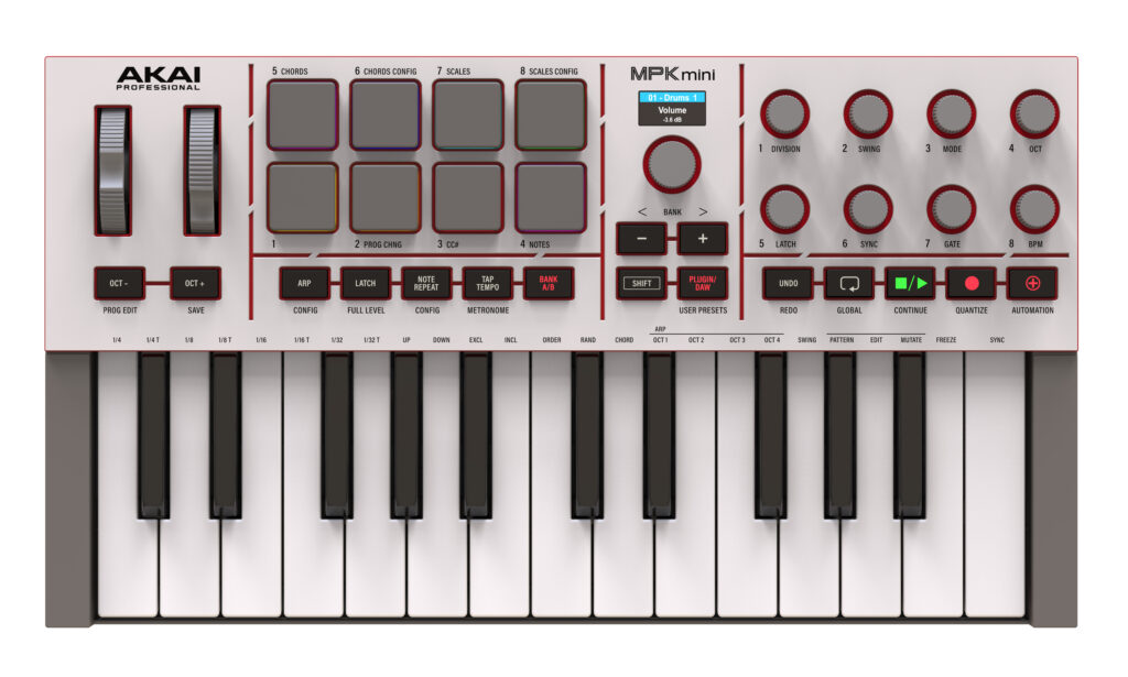 MPK Mini IV in Weiß (Bildquelle: Akai Professional)