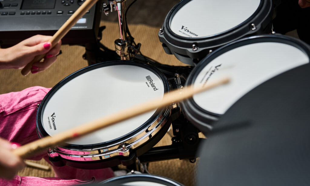 PD-12P Snare Pad am Roland TD316 E-Drumset