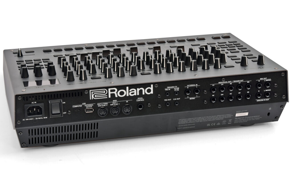 Roland TR-1000 Anschlüsse