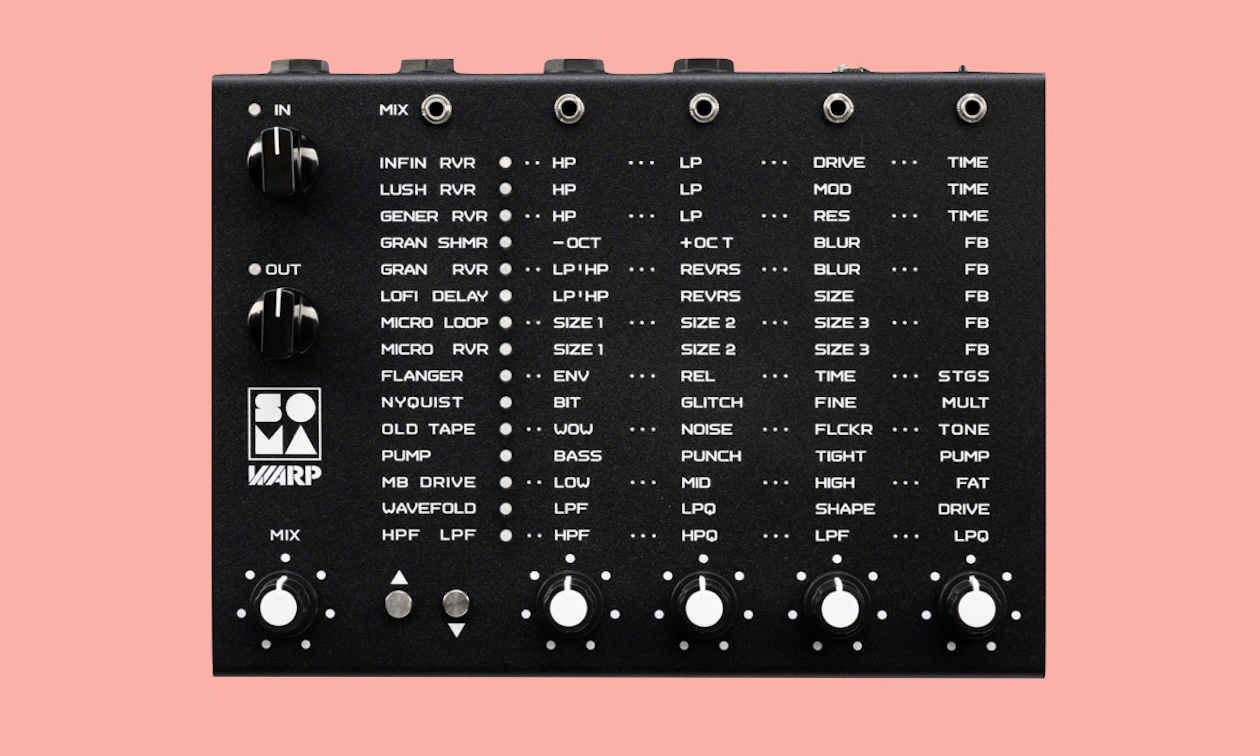 Soma Labs Warp digitales Stereo Multi-Effektgerät jetzt erhältlich Artikelbild