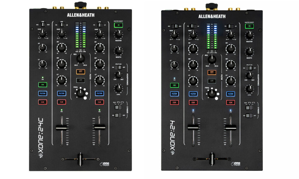 Neue Allen & Heath Xone:24 und Xone:24C DJ-Mixer gelauncht
