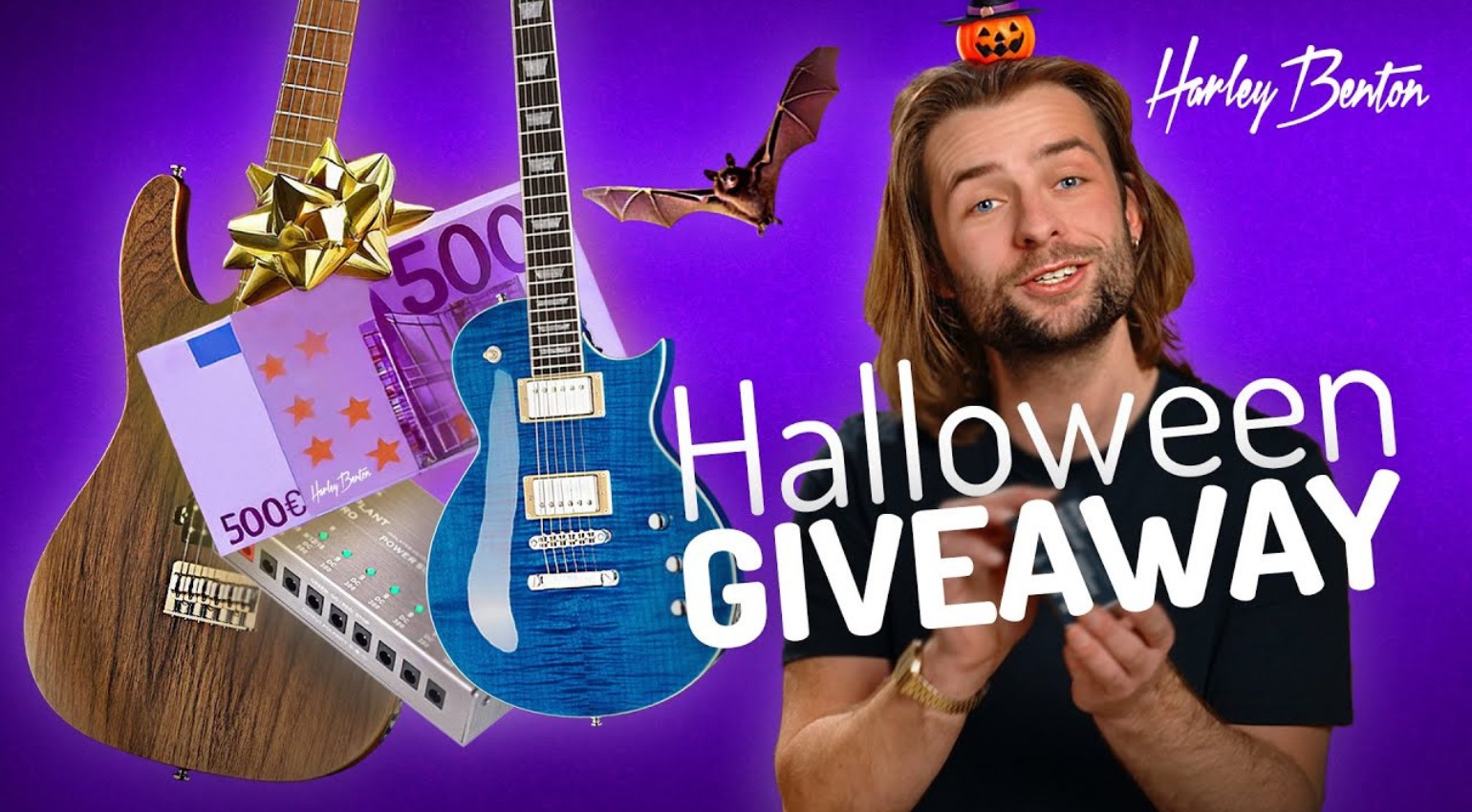 Harley Benton Halloween Giveaway: Gewinne 500 € für deine Traum-Gitarre!