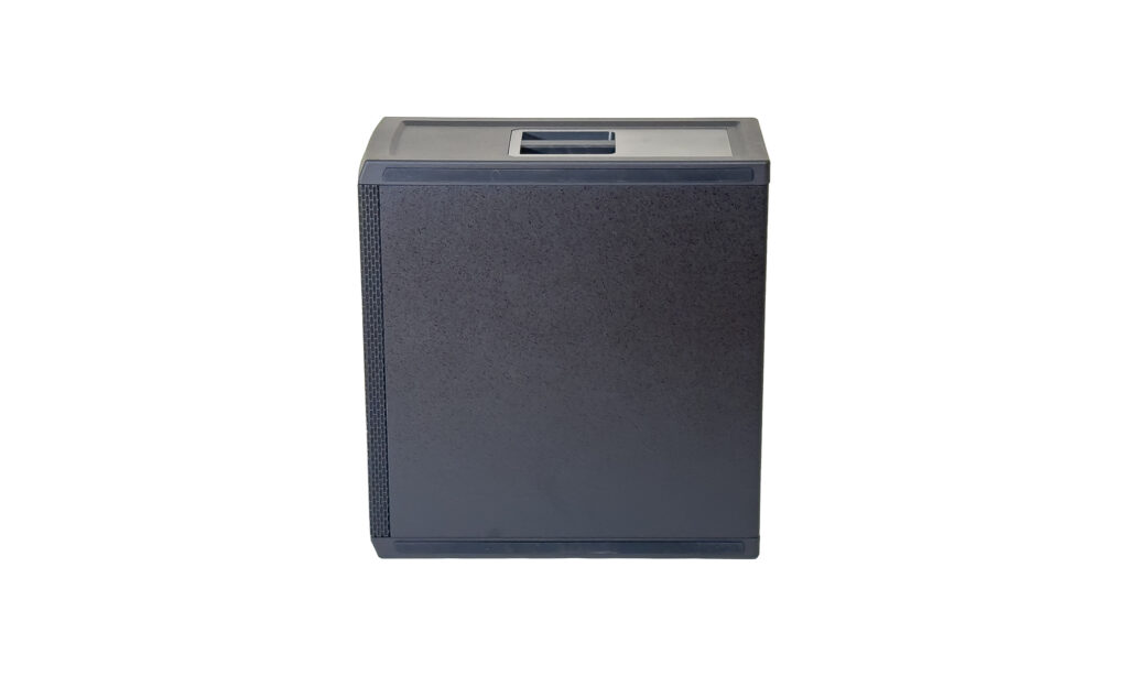 Zwei Gummileisten sorgen für festen Stand im liegenden Betrieb