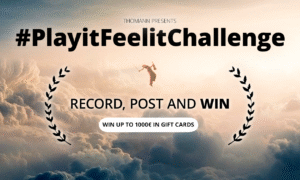 Thomann Play It. Feel It. Challenge: 1000 € Gutschein zu gewinnen Artikelbild
